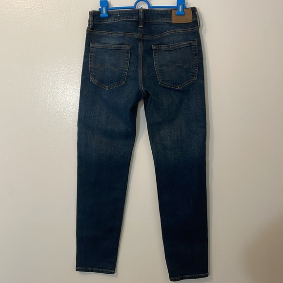 American Eagle Outfitters blue denim jeans pants 28/30 airflex+ athletic fit - Picture 4 of 12